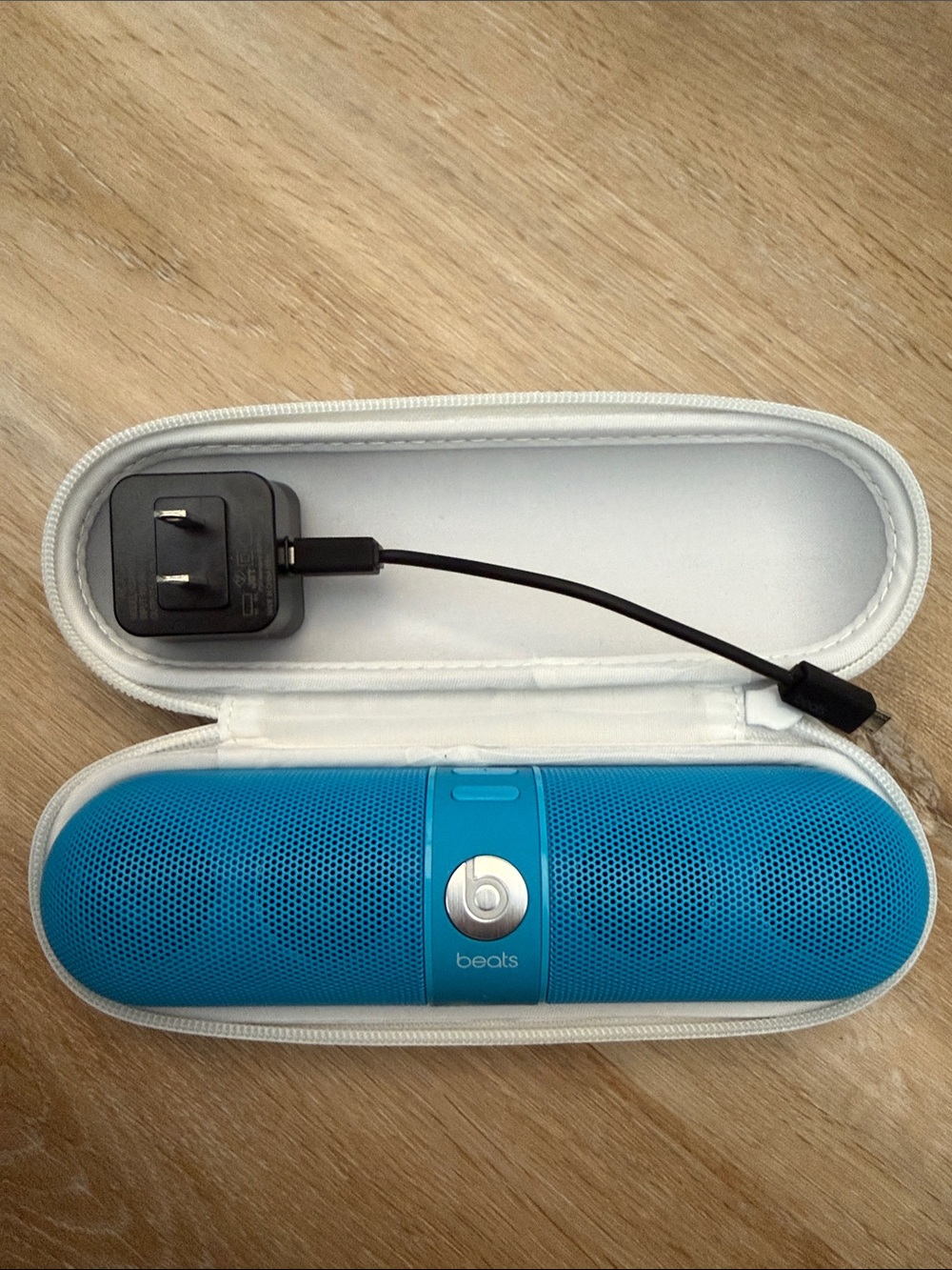 Beats Pill (Blue) with Case & Charger